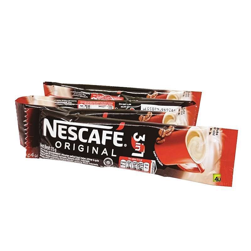 

Nescafe Original 3 in 1 Kopi Instan [17.5 gr/ 10 sachet]
