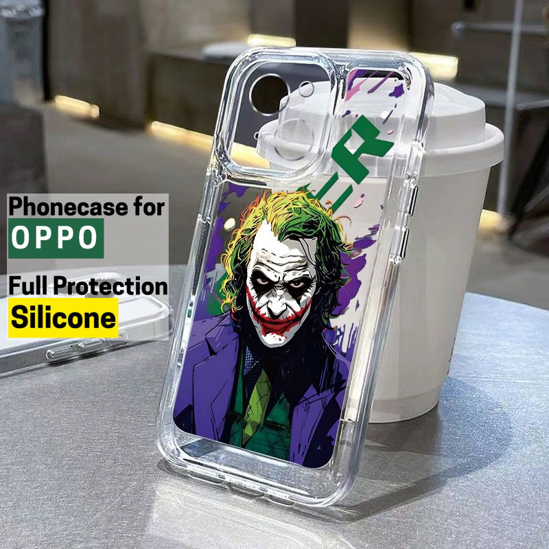 Case Joker Batman OPPO A58 A38 A78 A18 A57 A52 A53 A54 A98 A74 A76 A96 A95 A78 A1K A9 A5 A31 Reno 8Z