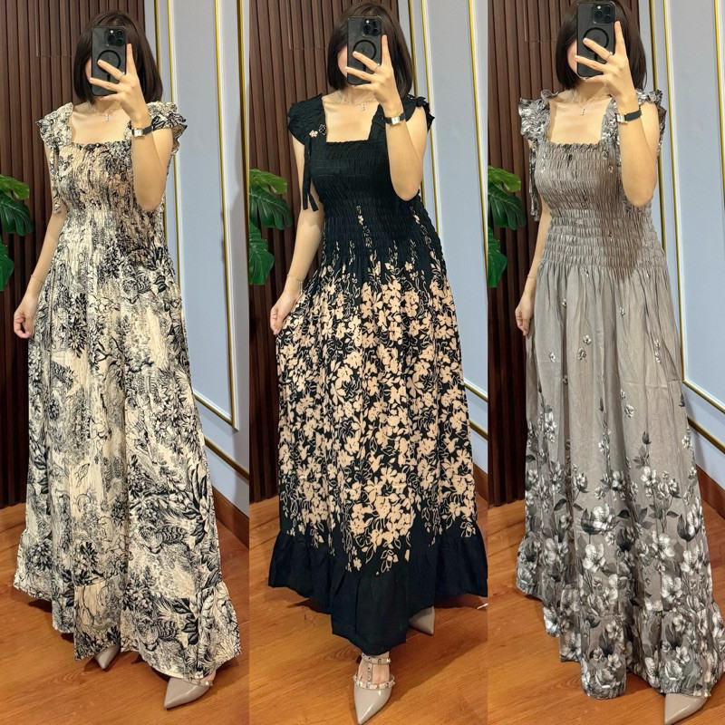 SUMMER DRESS LONGDRESS PANTAI BAJU PANTAI WANITA