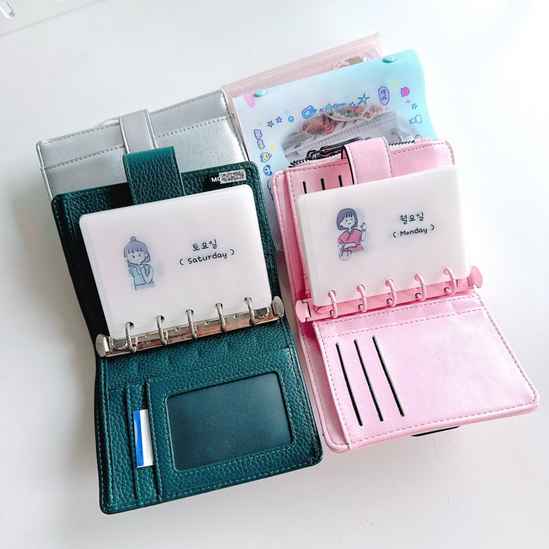 

8 lembar cash envelope binder M5 ring 5 lubang korea dan taiwanCO