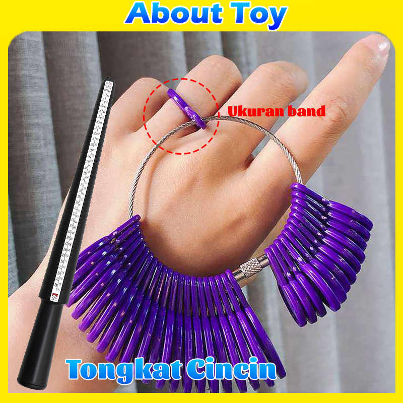 

Set Alat Pengukur Jari Cincin Gelang Ring Sizer Jewelry Stick Alat Ukur Cincin / Stik Ukur Cincin Kuningan