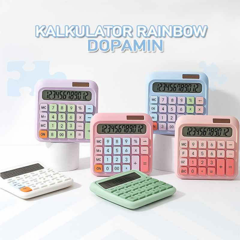 

Kalkulator Dopamin Warna Morandi Lucu Solar / Calkulator Dopamin Tenaga Surya / Kalkulator Multifungsi Berkualitas Bertenaga Surya