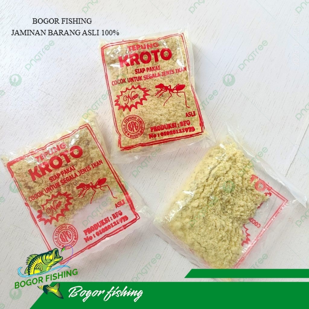 TEPUNG KROTO SUPER ASLI BFG - UMPAN PANCING