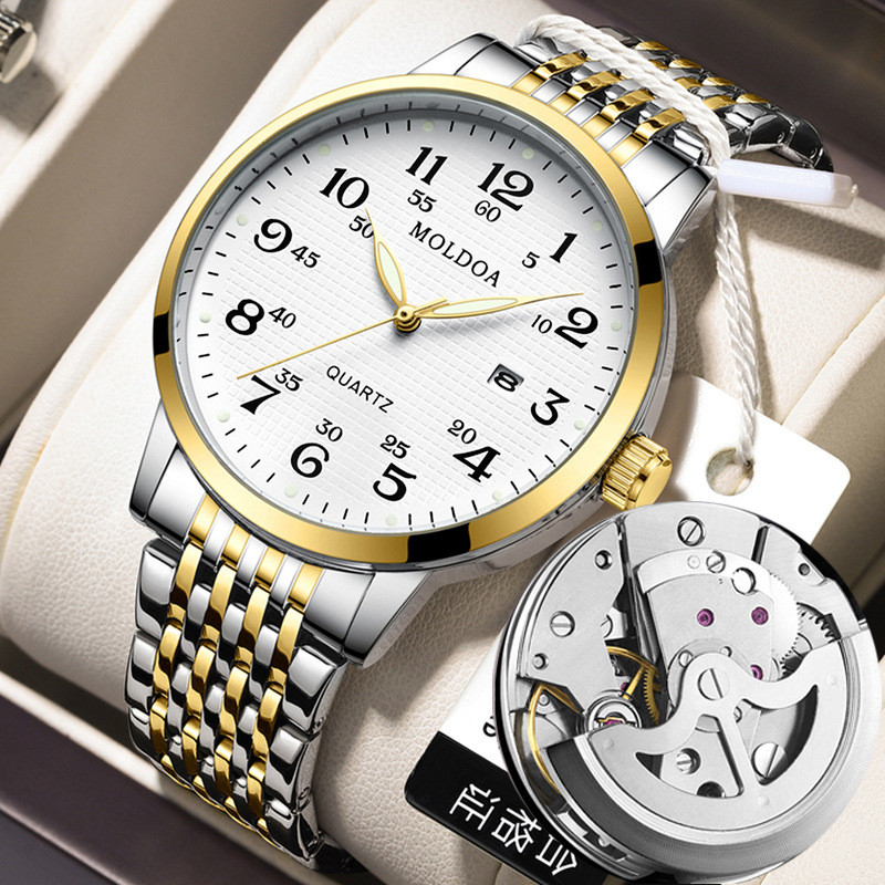 

Jam Tangan Mekanik Palsu Berongga Lintas Batas untuk Pria Kalender Trendy Bercahaya Tahan Air untuk Usia Menengah dan Lansia Dropshipping Satu Potong dan Kuaishou