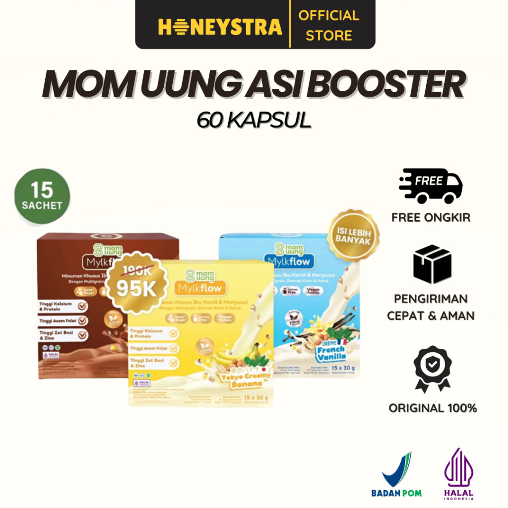 

Mom Uung Susu Mylkflow Isi 15 Sachet Belgian Choco / French Vanilla / Tokyo Creamy Banana