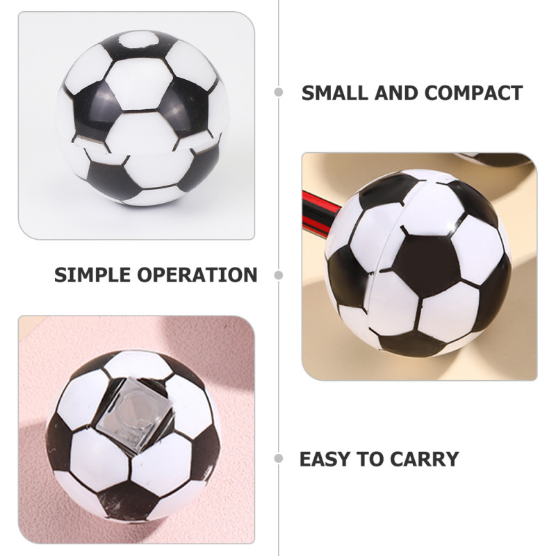 

20pcs Portable Manual Pencil Sharpener Hand Sharpeners For Students Football Shaped Pencil Sharpener Sharpeners Office Supply