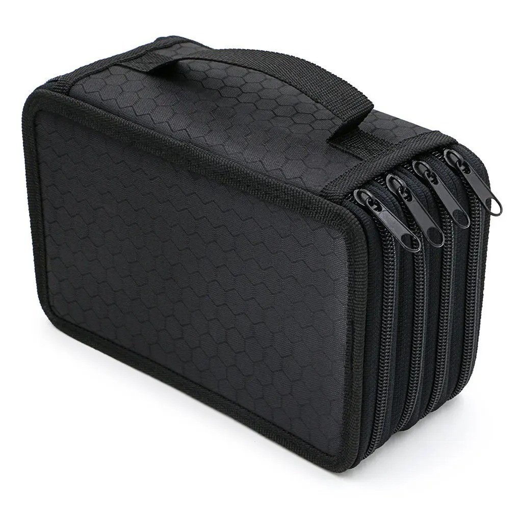 

72 Holes Four layers Pencil Case Large Capacity Kawaii Pen Storage Bag Korean Stationery Back to School Office Supplies