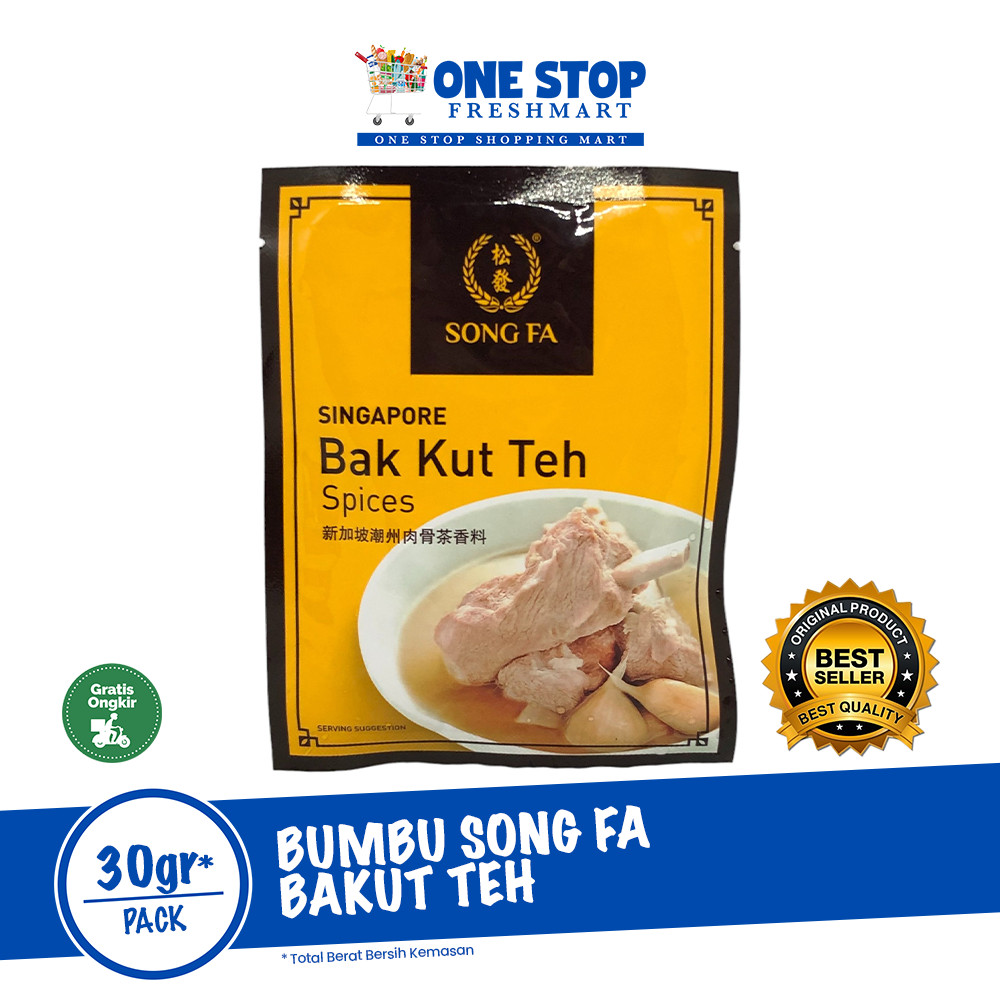 

BUMBU SONG FA BAKUT TEH 30GR / SONG FA BAK KUT TEH 30GR