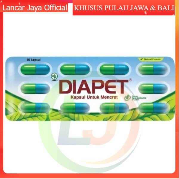 [RETAIL] OBAT DIAPET 1 BLISTER | OBAT DIARE | OBAT MENCRET DEWASA