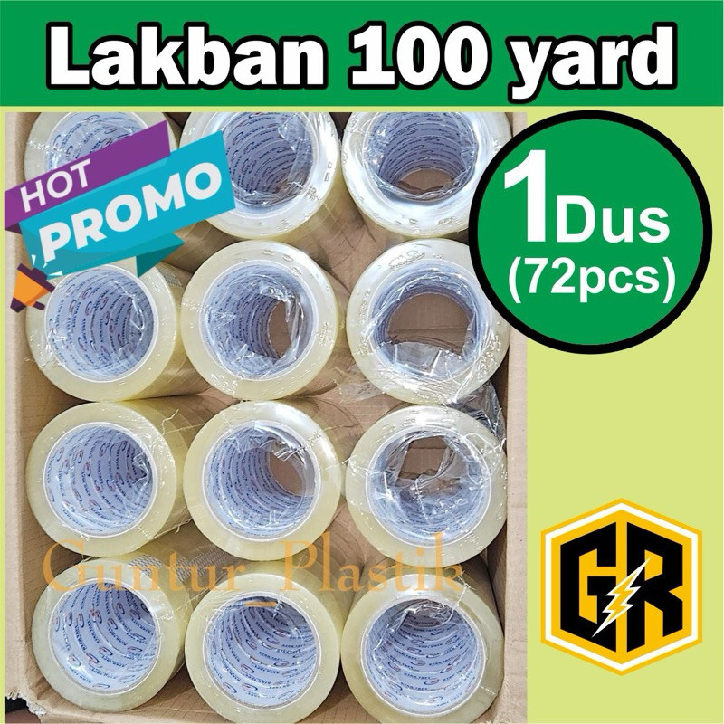 

New 72ROLL (1DUS/KARTON) 45x100YARD LAKBAN BENING/LAKBAN COKLATPremium