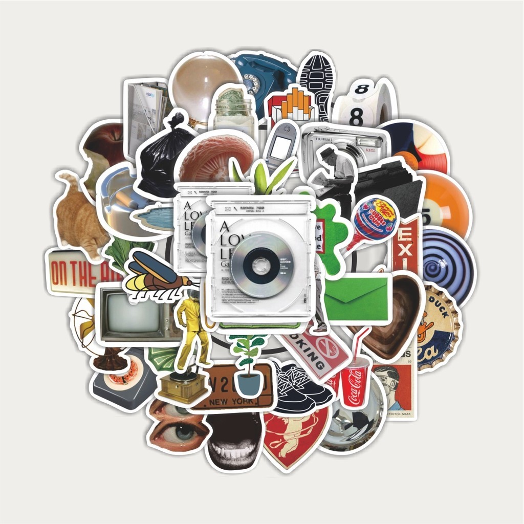 

Sticker Pack Stiker Ins Style Simple Korea | Sticker TUMBLR | Stiker LAPTOP KOPER HELM