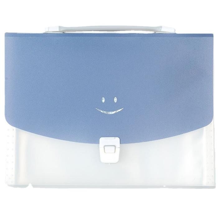 

map plastik dokumen A4 13 slot /Map Folder A4/map Keeper Pocket Lucu / MODEL TAS MP-01 Stationery - MP-T01-BIRU mbs