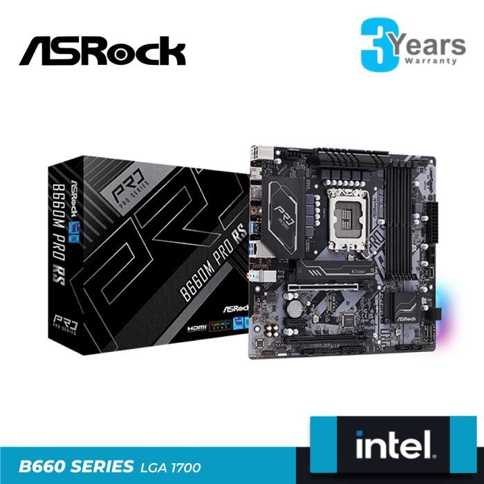 ASROCK B660M Pro RS (Intel B660, DDR4, LGA 1700)