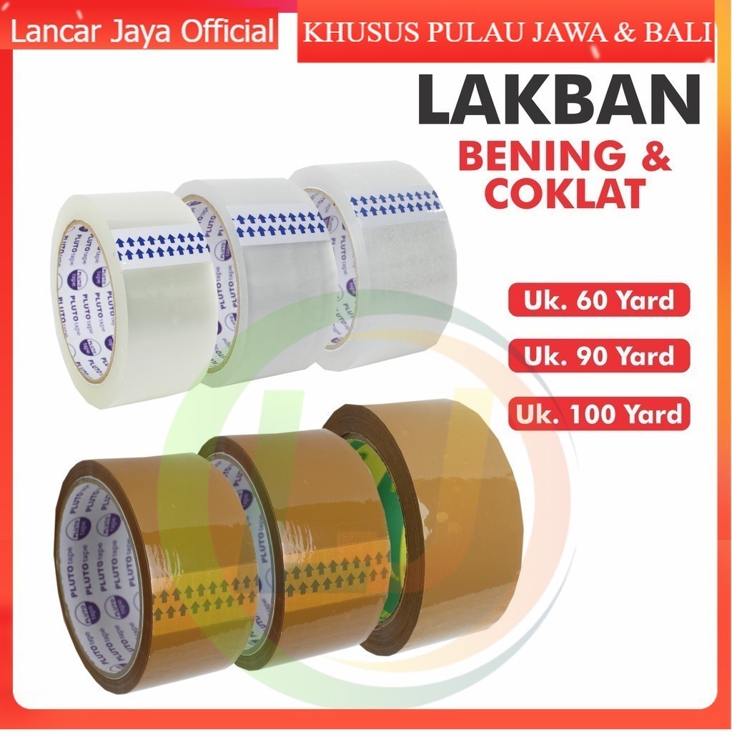 

[ATK] LAKBAN BENING & COKELAT MURAH 48mm X 90 YARD
