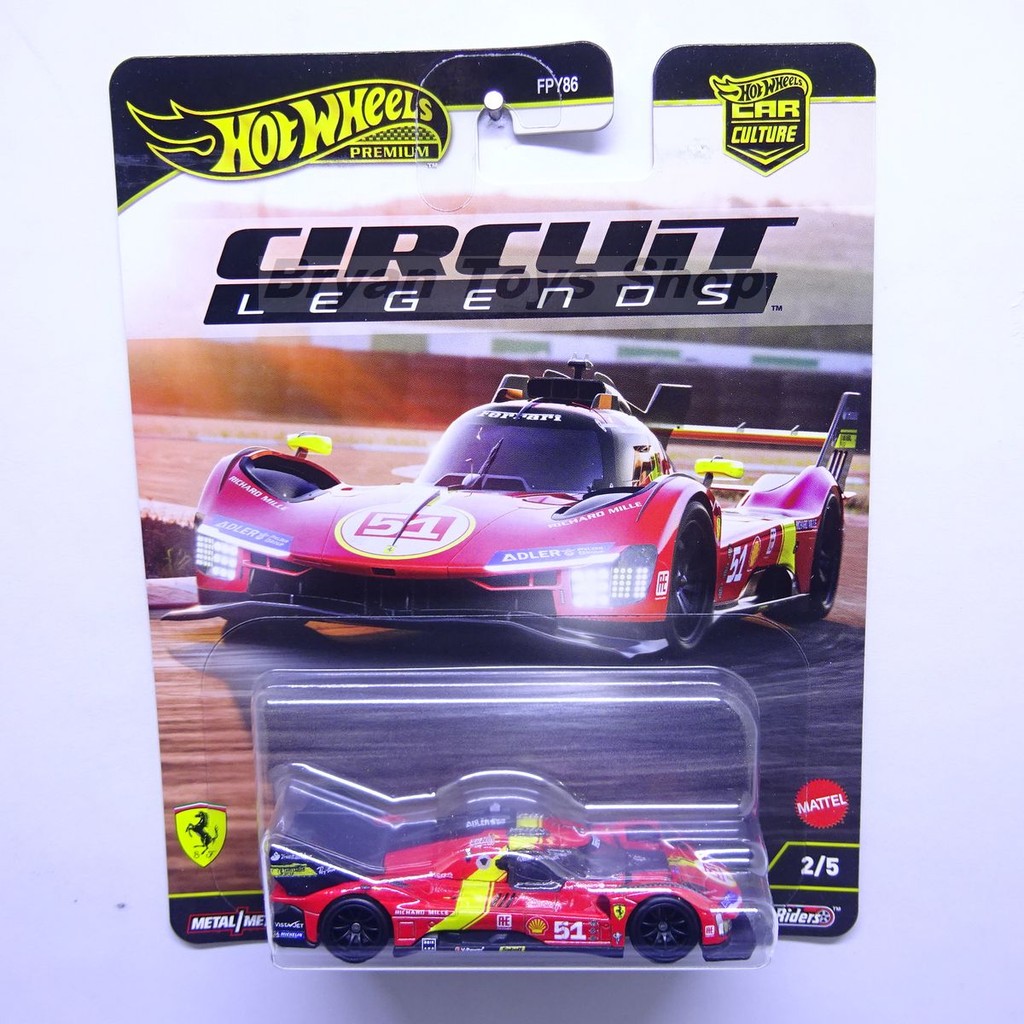 Hot Wheels Premium Circuit Legends Ferrari 499P