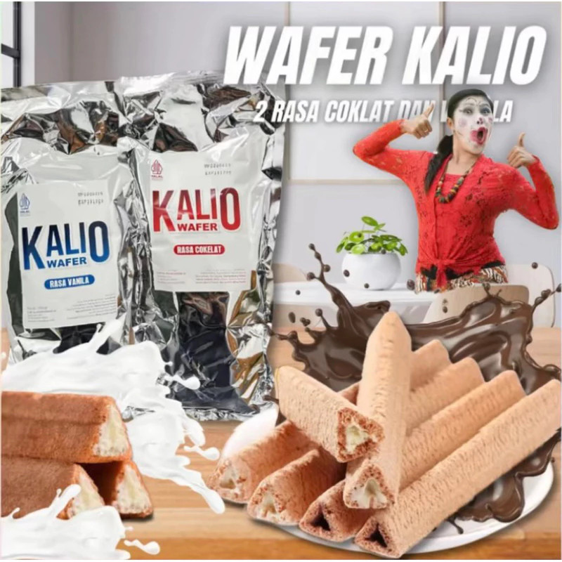 

Wafer KALIO / Snack Biskuit Coklat kalio Taiko stick/snack rasasusu/camilan cokelat/jajanan murah/camilanRamadhan/hadiah Batang cokelat panjang dengan sudut cokelat berisi isian/kue kering berbentuk balok Kelio Pisket Kering dengan Rendah dan Coklat