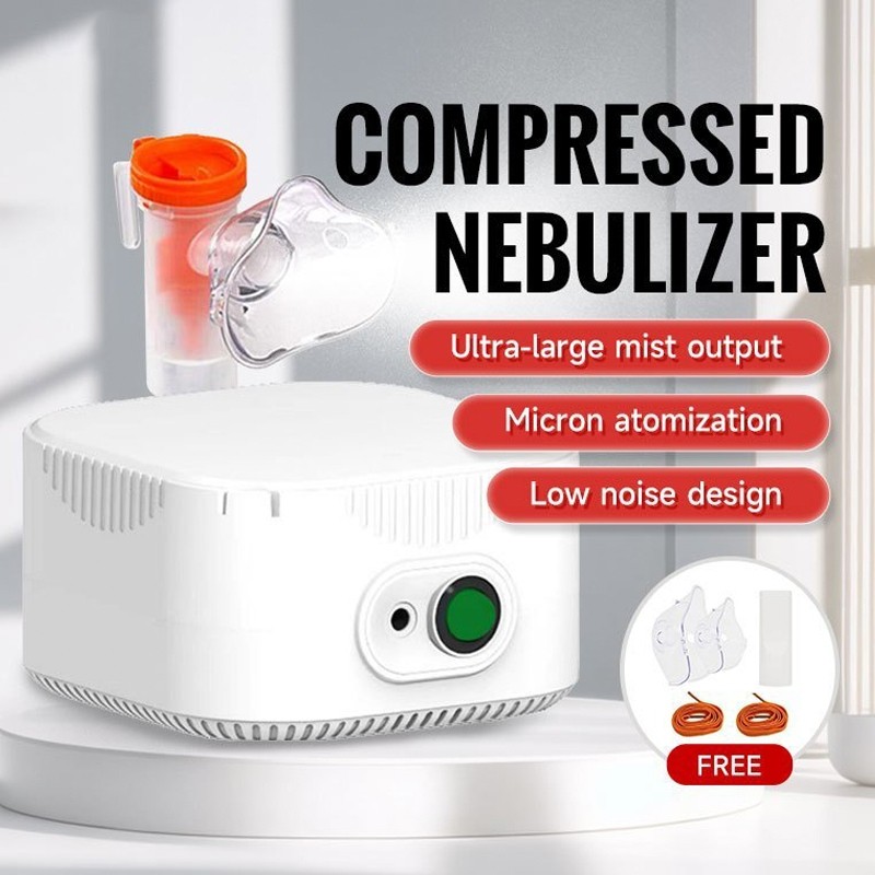 Compressor Alat Nebulizer Anak Inhaler Asma Bayi Batuk Pilek Pernafasan Bronkitis Nebul Terapi Alat 