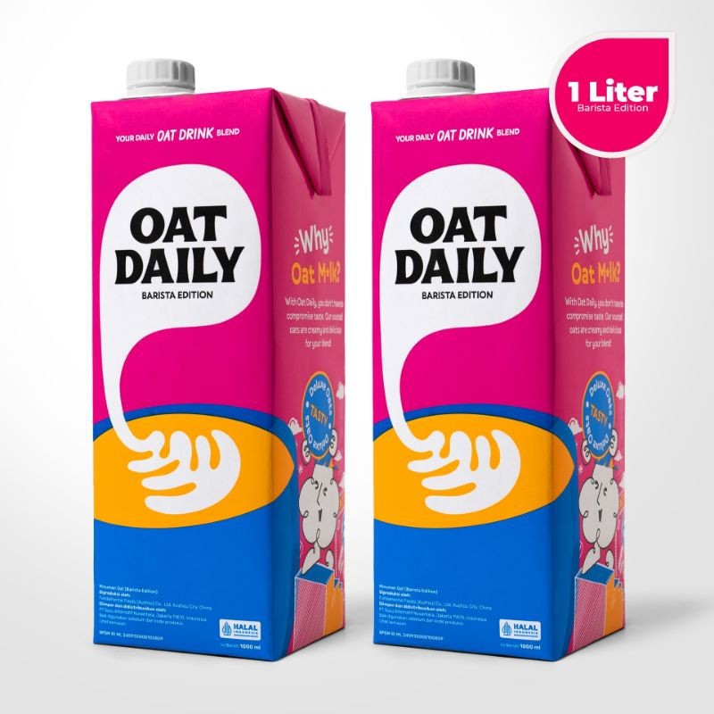 

OAT DAILY Barista Edition 1L (2pcs) Oat Milk