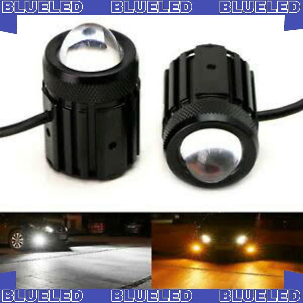 Promo 2pcs Lampu LED Motor Lampu Tembak Luminos Bullaes 40 Watt Sorot Lampu Variasi Mobil