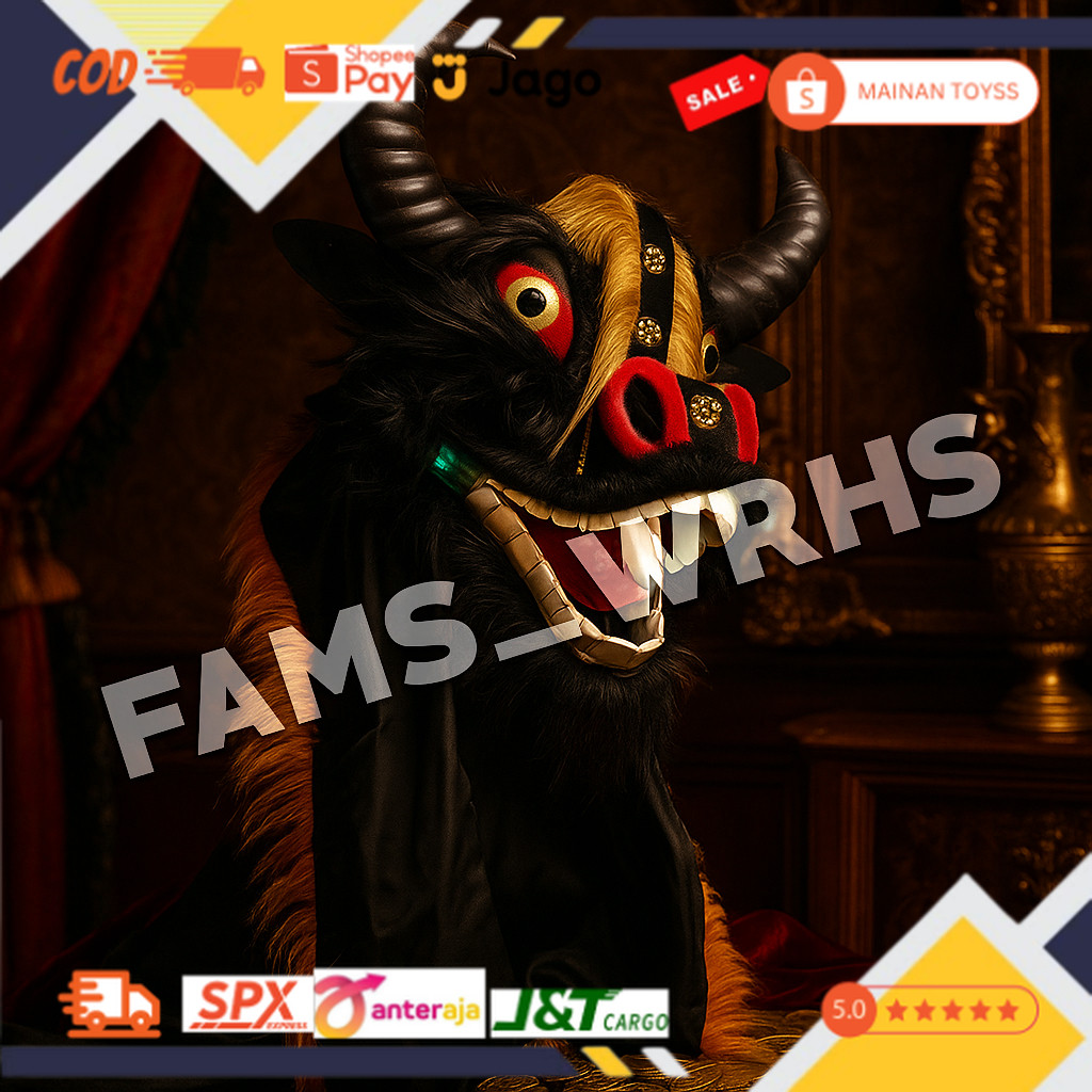 Bantengan Anak Bantengan Mangap Spons Topeng Bantengan Kerbau dt