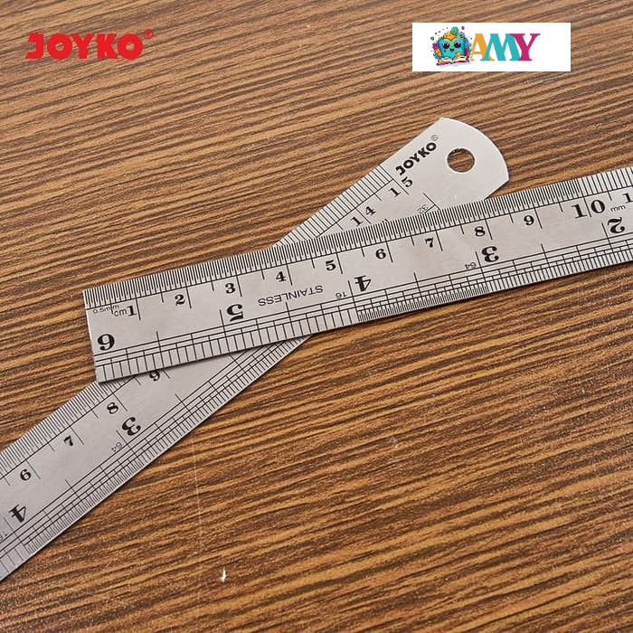 

(1 Biji) Joyko Penggaris Besi 15cm Stainless Steel AMY STASIONARY