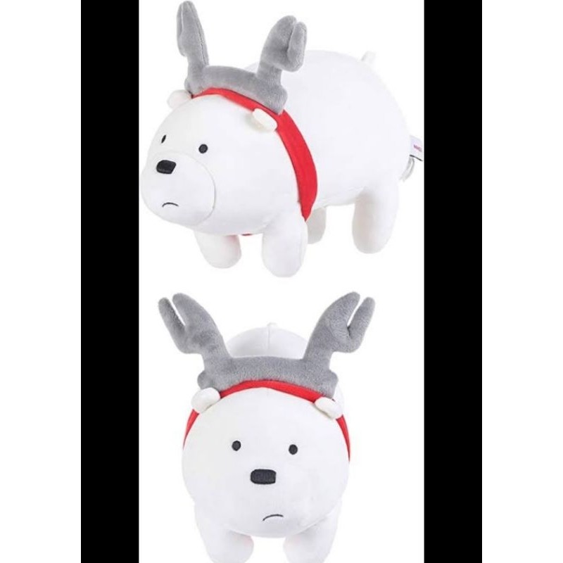 100% import boneka ICE BEAR ORIGINAL MINISO BESAR