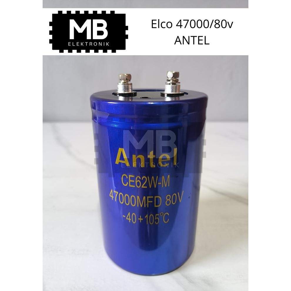 Kapasitor elco elko 47000 uF 80V Volt