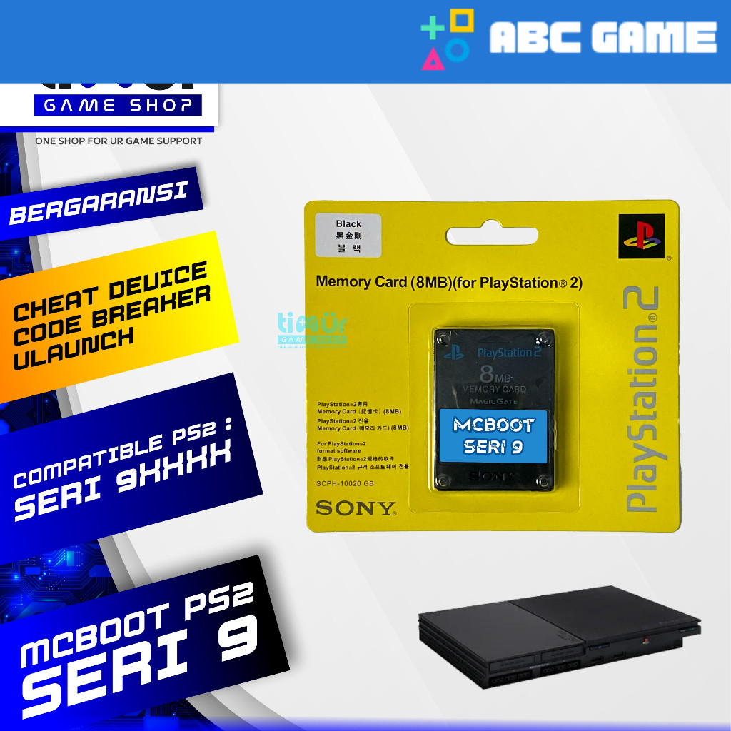Memory Card Free MCboot Ulaunch MC PS2 Fat Slim Harddisk Seri 9