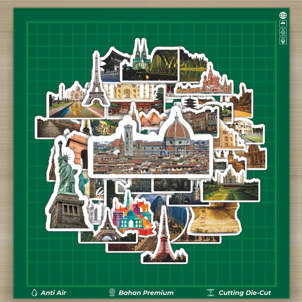 

HOT 50 PCS STIKER Stiker World Famous Stiker Fashion Cars Decal Dingin Kartu Album Custom Vinyl Anti Air- Sticker Aesthetic Buku Journal Koper Casing HP Tablet Laptop Helm Motor Botol Minum