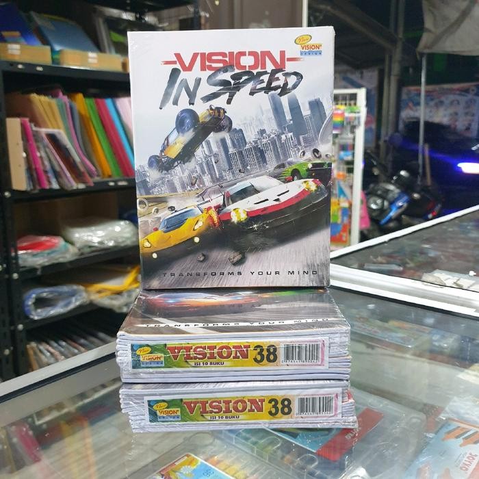 

Buku Tulis VISION dengan 38 Lembar Kertas - Paper - 5 BUKU