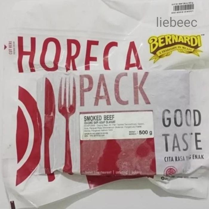 

[PROMO EXP TERBARU] BERNARDI Smoked Beef Horeca pack 500gr | Kotak 500 gr Bergaransi Terlaris