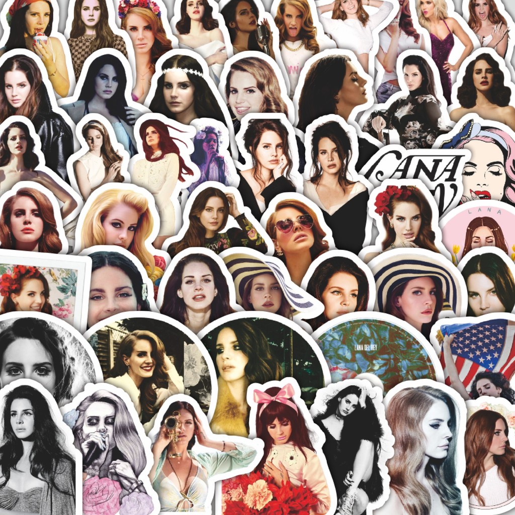 

Stiker Cutting Pack Stiker Lana Del Rey Isi 100Pcs Series Aesthetic Lucu Keren Untuk Koper Bahan Vynil