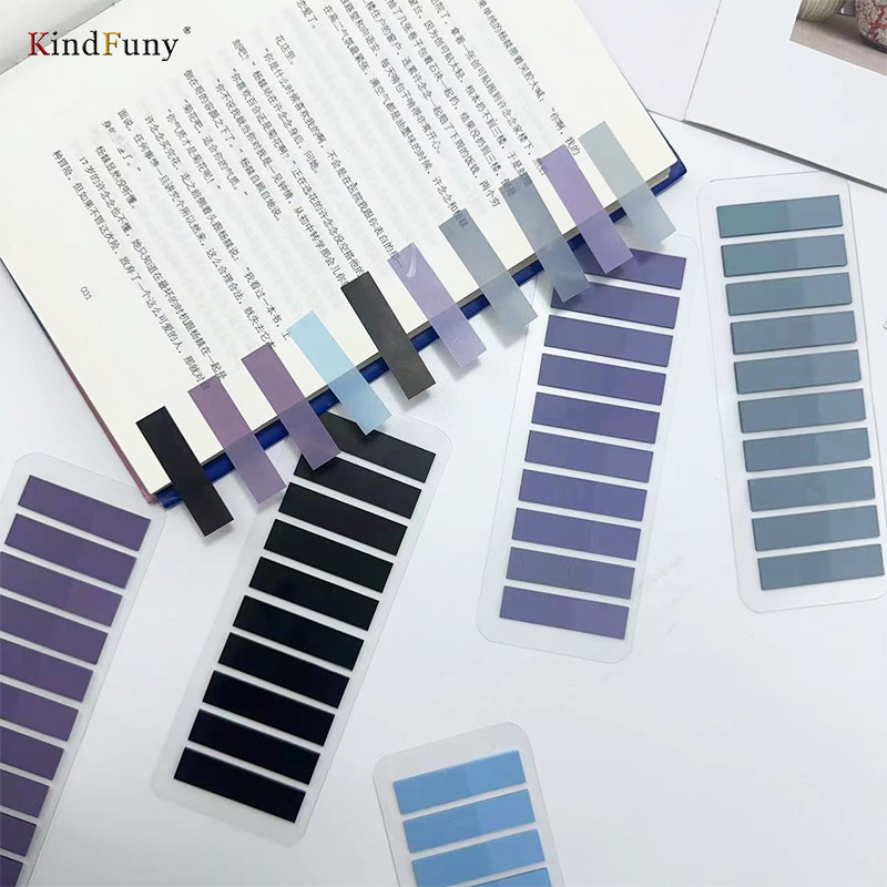 

200pcs Sticky Notes Transparent Tab Self-Adhesive Kawaii Clear Annotation Books Page Marker Stationery