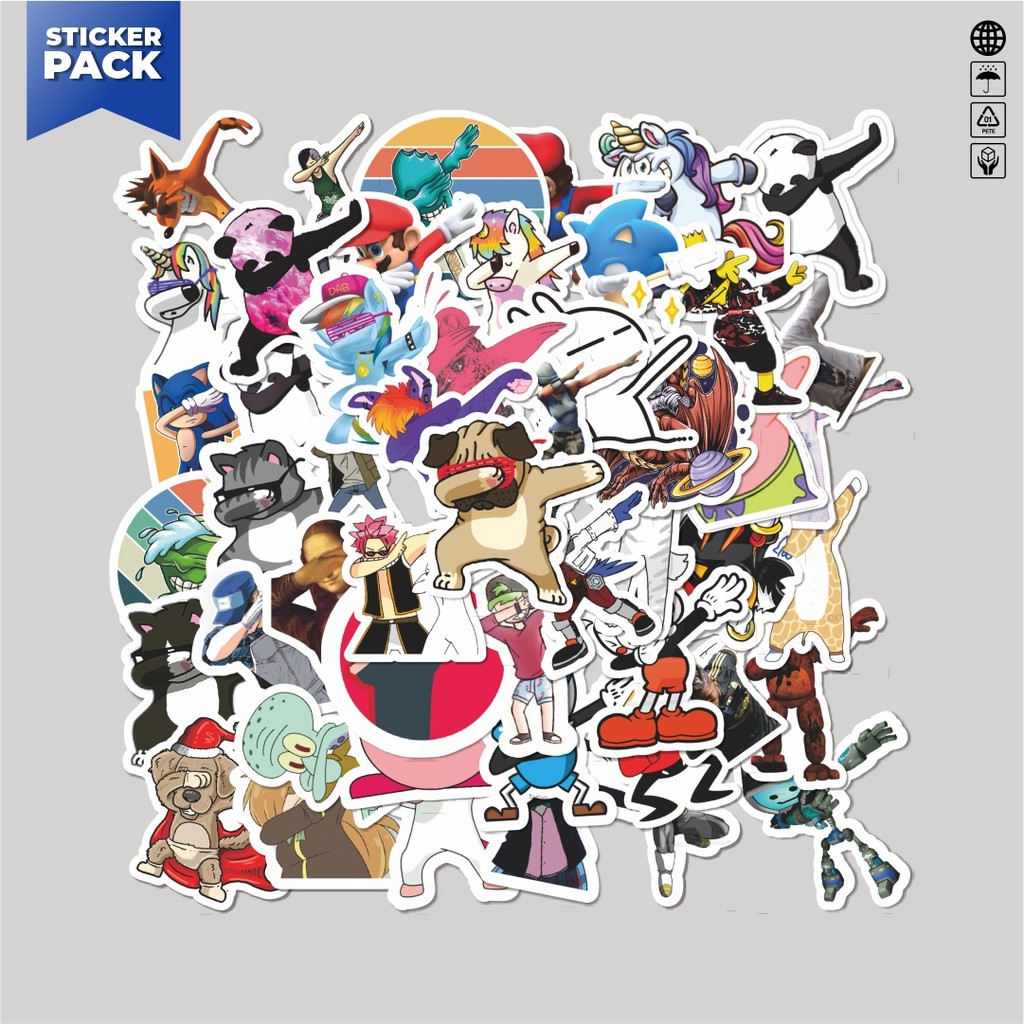 

[100PCS]Stiker Pack Stiker Play Cool Series 01 HipHop Aesthetic Vinyl Anti Air Dekorasi Sticker Laptop Buku Journal Koper Helm Casing HP Gitar Helm Skateboard