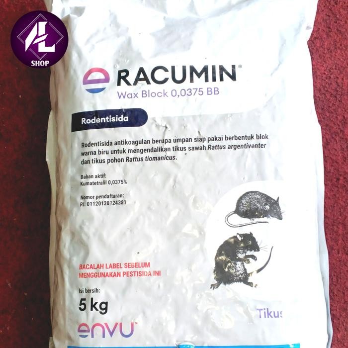 Racumin Wax Blok 5 KG Racun umpan tikus