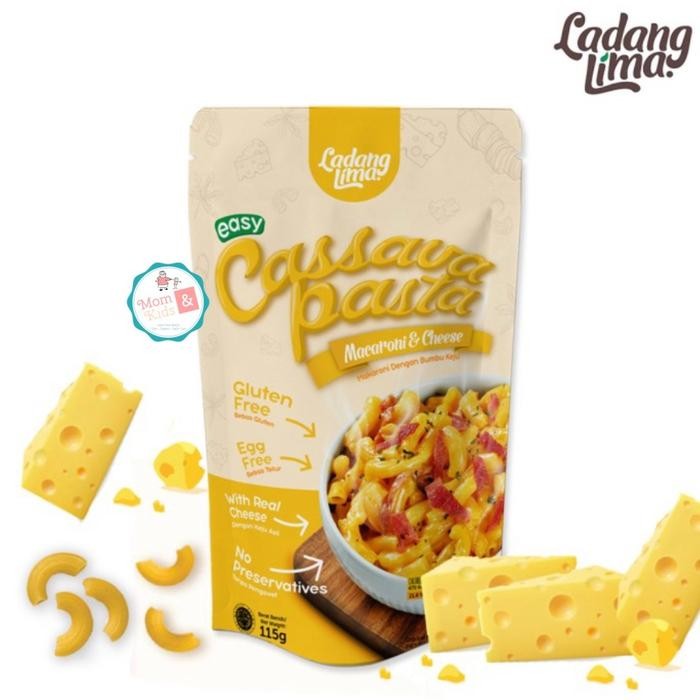 

Terjangkau -[NEW] LADANG LIMA Pasta Singkong Makaroni Fusili Instant | Pasta Sehat Gluten Free - Mac & Cheese