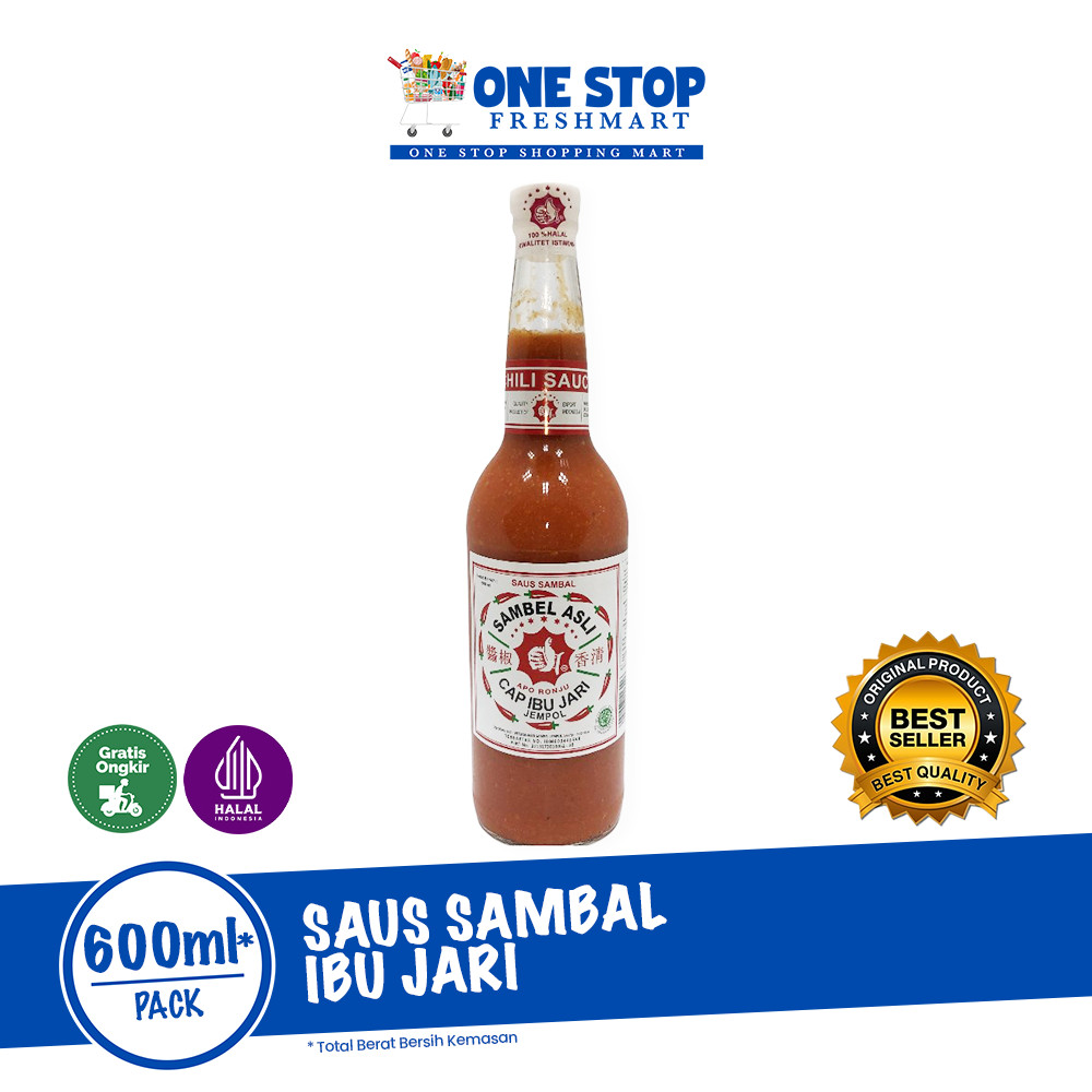 

SAUS SAMBAL JEMPOL CAP IBU JARI 600ML / SAMBEL JEMPOL CAP IBU JARI 600ML