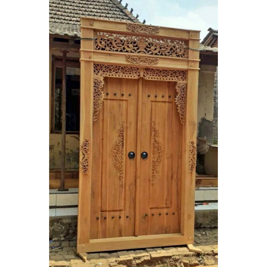 Pintu Gebyok Minimalis/Pintu Jati Ukir Jepara