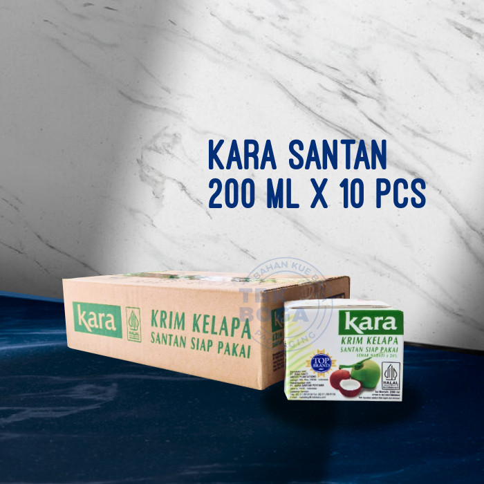 

Kara Santan ( 200 ml x 10 pcs ) Krim Kelapa Cair Siap Pakai
