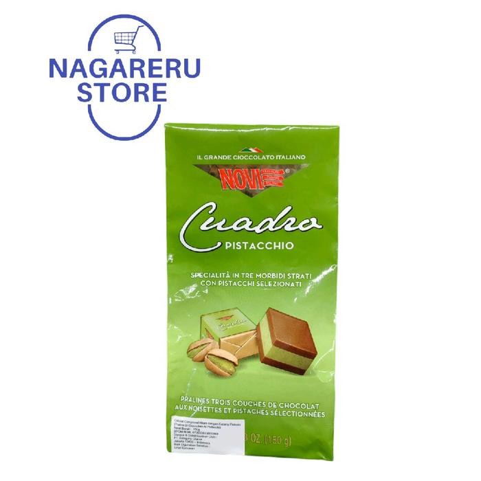 

Novi cuandro pistacchio (coklat compound hitam dengan kacang pistasio) 150gr