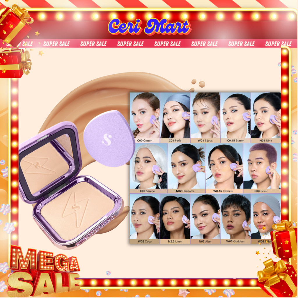 SOMETHINC Copy Paste COVERBLUR Powder Foundation BPOM Alas Bedak