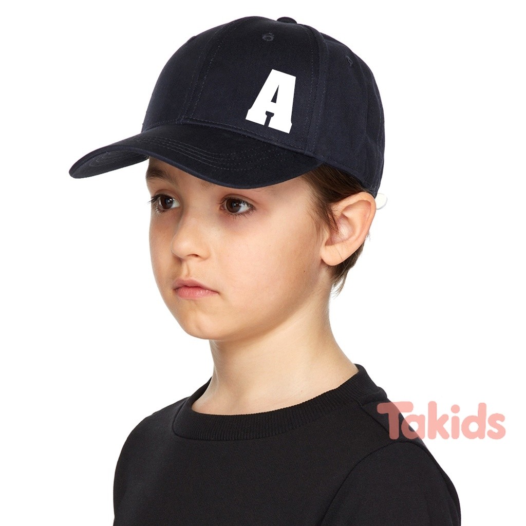 Topi Anak Inisial Topi Baseball Anak Huruf A B C D E  F G H I J K L M N O P Q R S T U V W X Y Z Topi