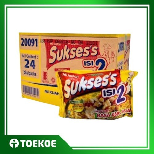 

TOEKOE Mie Sukses isi 2 Kari Ayam 1 Dus isi 24 Pcs
