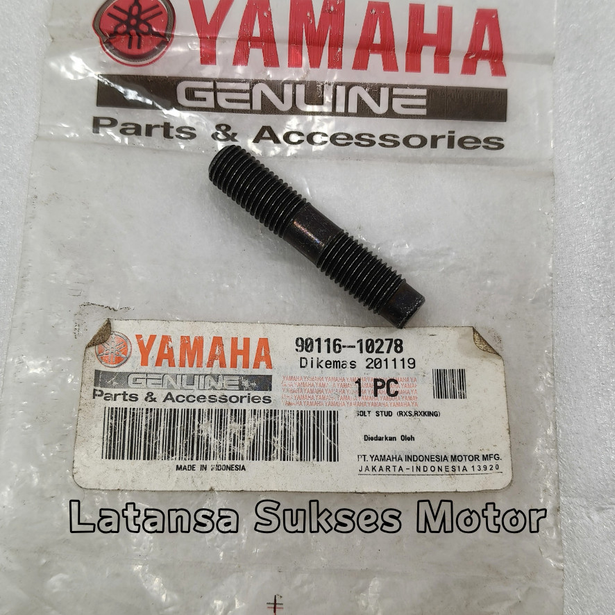 bolt stud baut tanam blok mesin seher piston bawah rxs rx s rxking rx king dt 125 175 asli YGP 90116