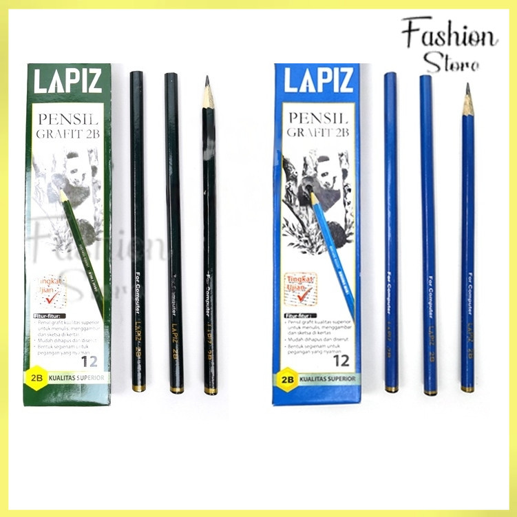 

FS PAKET 5PCS Pensil 2B M2000 Computer Warna Isi 12pcs Murah