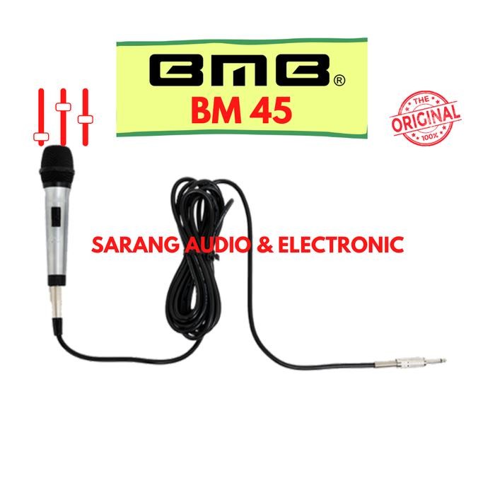 Mic microphone BMB BM45 Original BMB BM 45 mic kabel karaoke