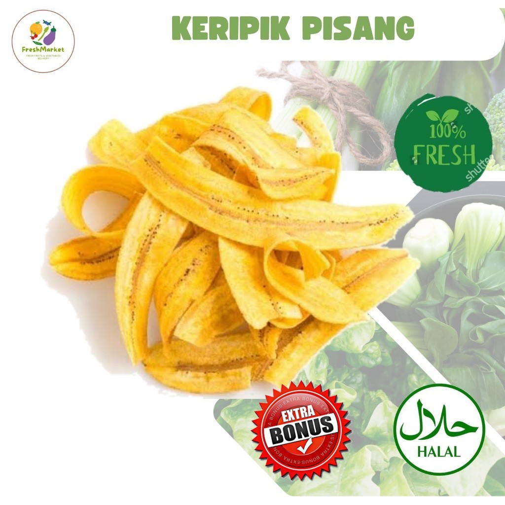 

Keripik Pisang Gurih 250 Gram Sayurinstant