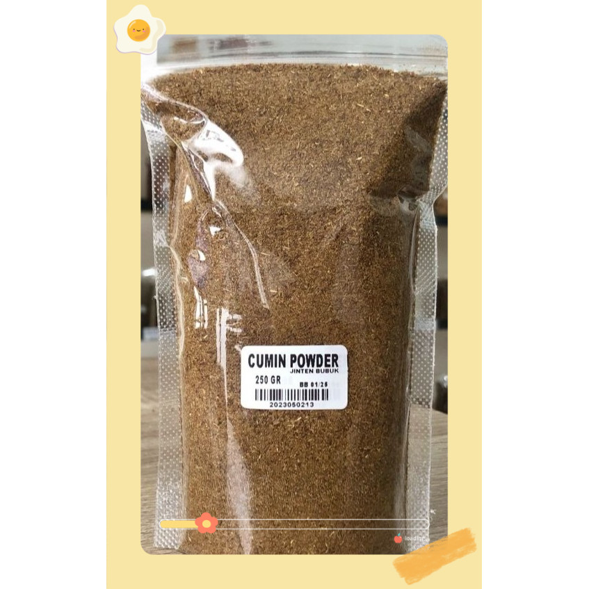 

Jinten Bubuk Murni 250 gr / Cumin Powder 250 gr / Pure Ground Cumin / Jintan Bubuk Murni