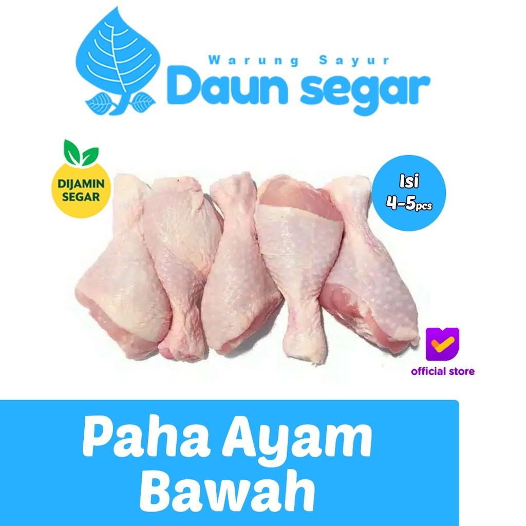 

Paha ayam utuh boneless fillet 500 gram/ Chicken Drumstick isi 4-5