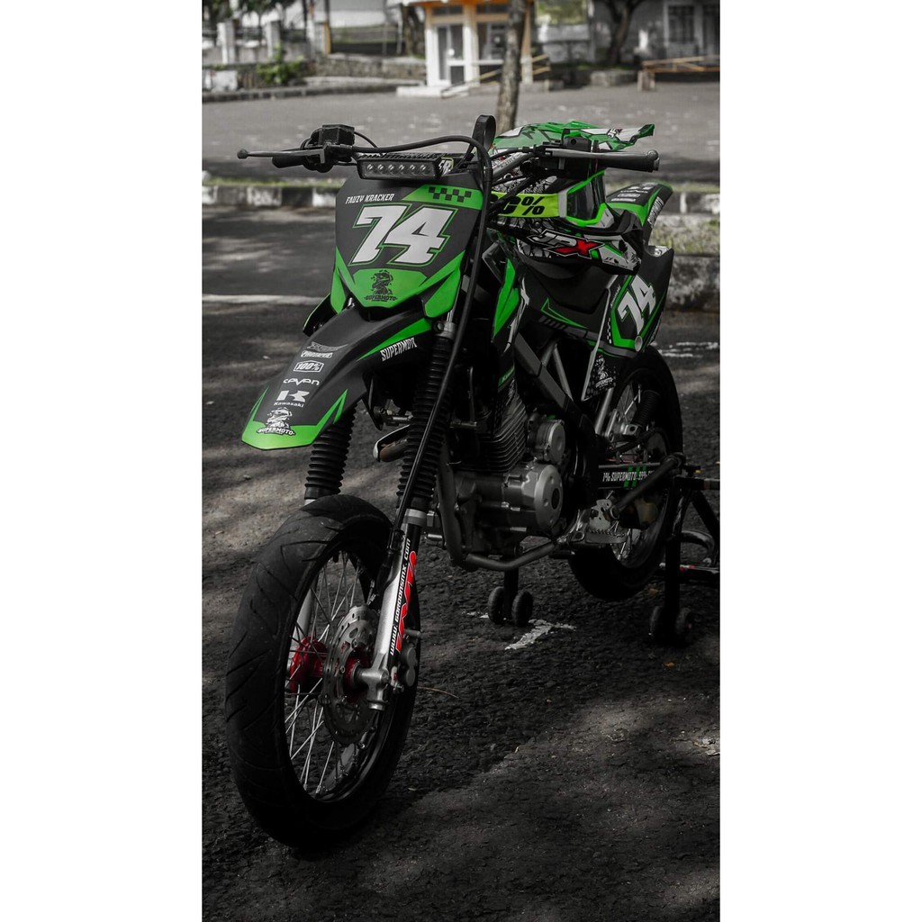 decal klx bf custom full glossy/doff